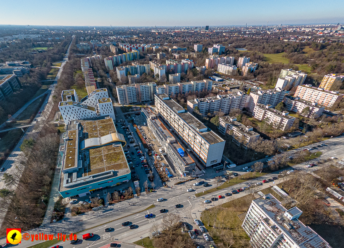 07.02.2023 - Luftbilder vom Plettzentrum in Neuperlache
